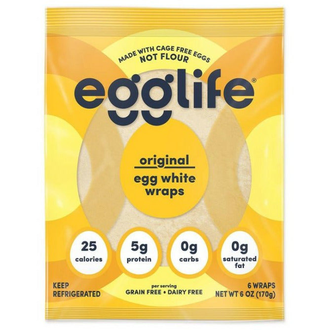 egglife Gluten Free Original Egg White Wraps - 6oz/6ct