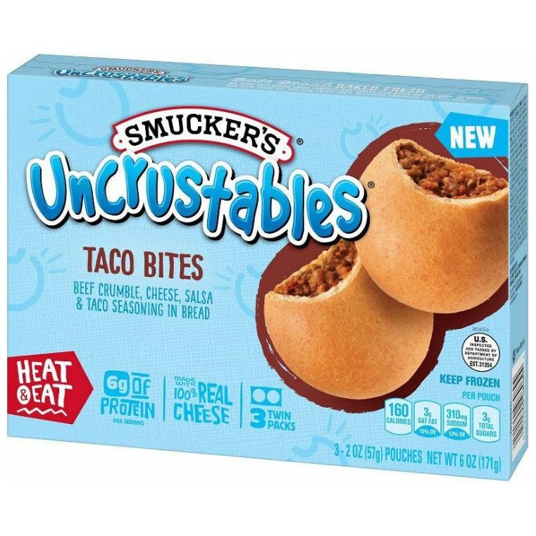 Smucker's Frozen Uncrustables Beef Taco Bites - 6oz/3ct