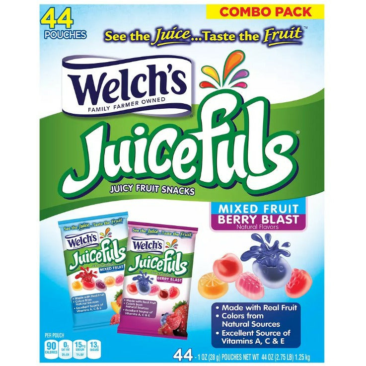 Welch's Juicefuls Mixed Fruit & Berry Blast, 44CT