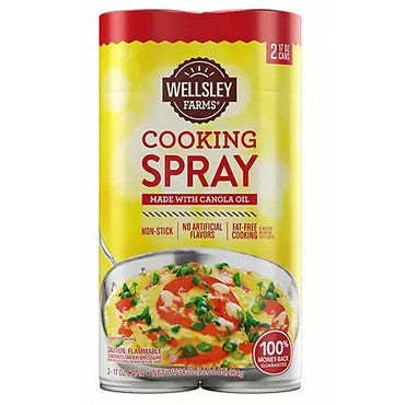 Wellsley Farms Cooking Spray, 2 pk./17 oz.