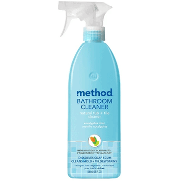 Method Cleaning Products Bathroom Cleaner Tub + Tile Eucalyptus Mint Spray Bottle 28 fl oz