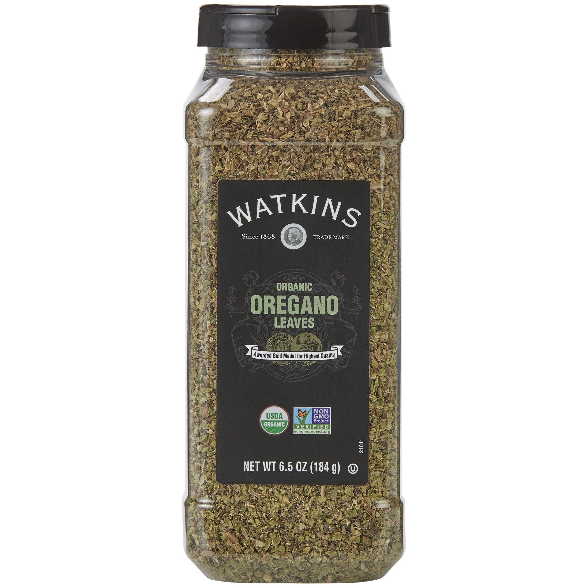 Watkins Gourmet Organic Spice Jar, Oregano Leaves (6.5 oz)