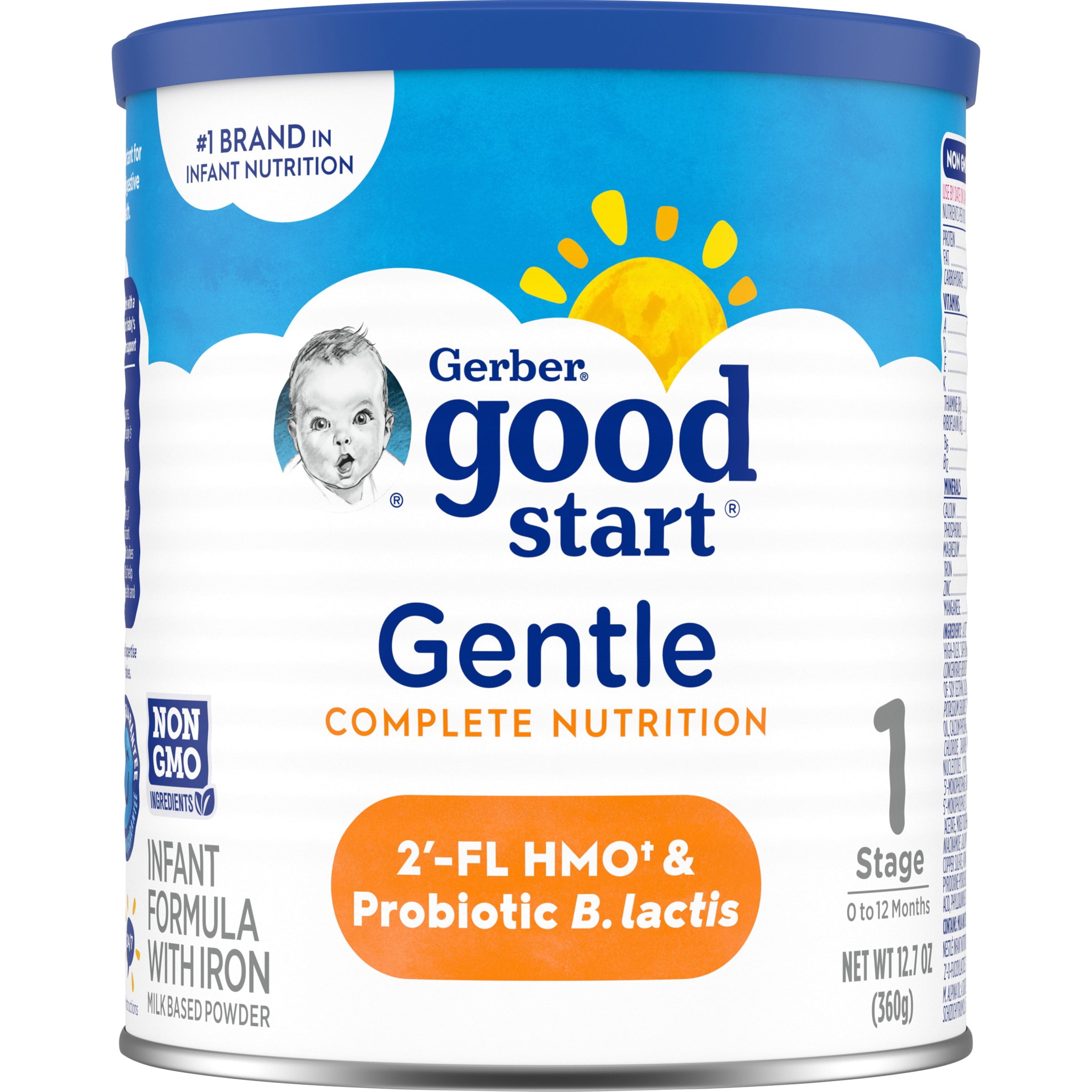 Gerber Good Start, Baby Formula Powder, Gentle, Stage 1, 12.7 Ounce