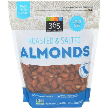 Oasis Fresh Almonds, Roasted & Salted, 32 oz