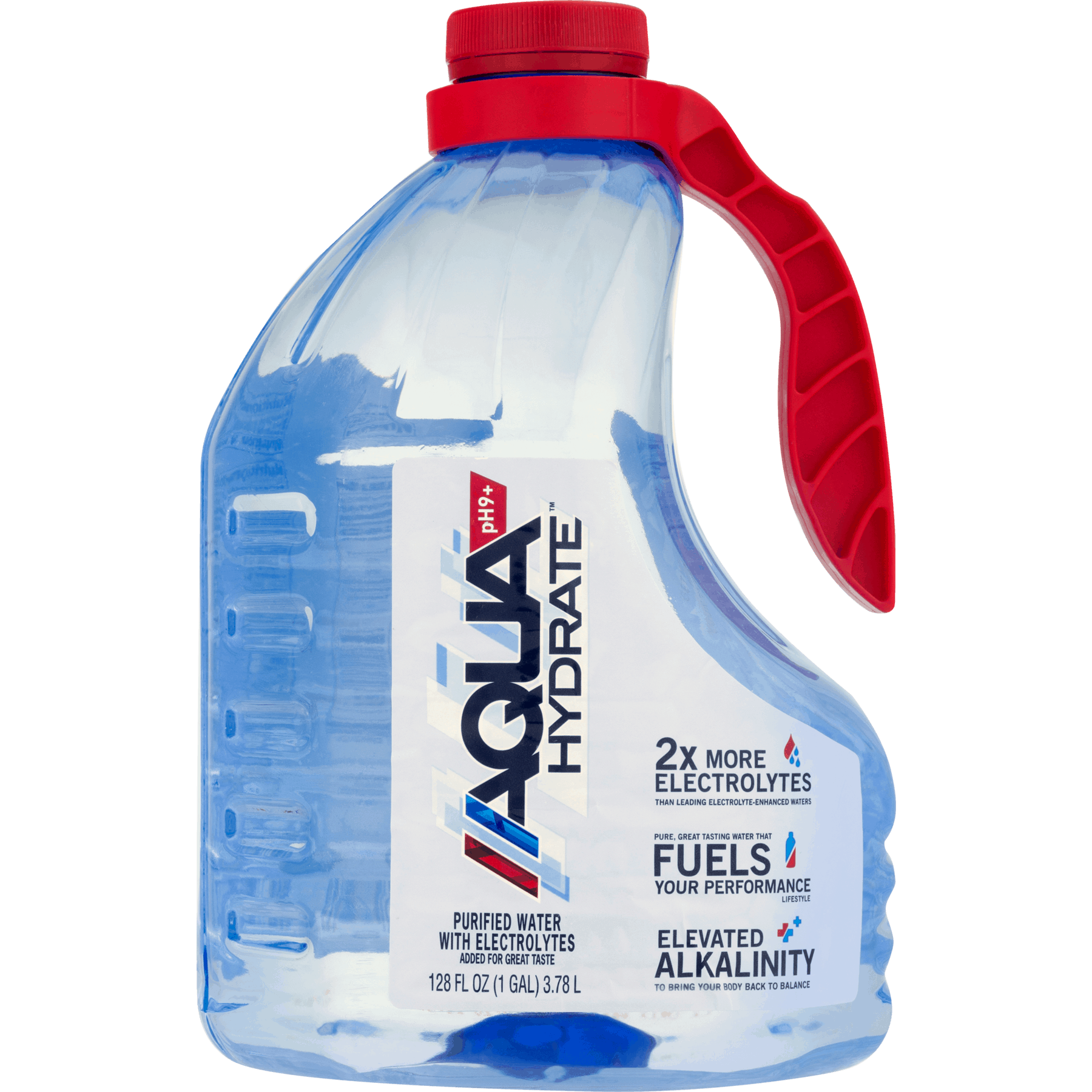 AquaHydrate Purified Water with Electrolyte, 128 Fl. Oz.