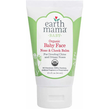 Organic Baby Face Nose & Cheek Balm for Dry Skin by Earth Mama
