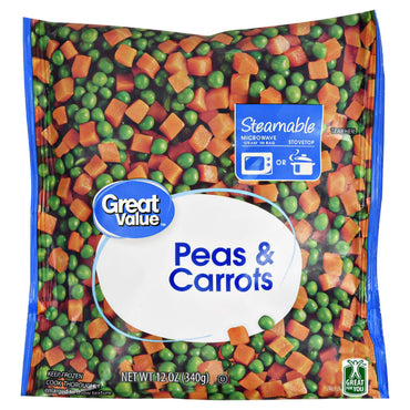 Great Value Peas & Carrots, 12 oz