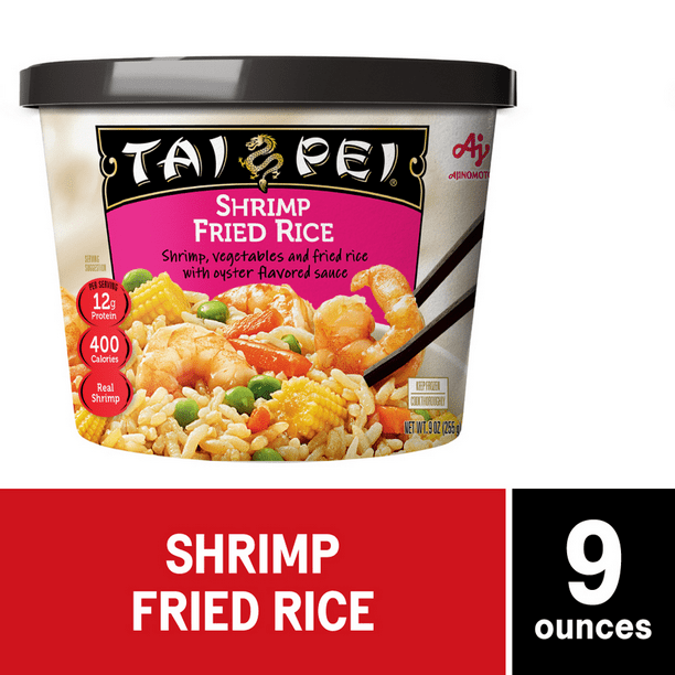 Tai Pei Shrimp Fried Rice Frozen Asian Entrée 9 oz