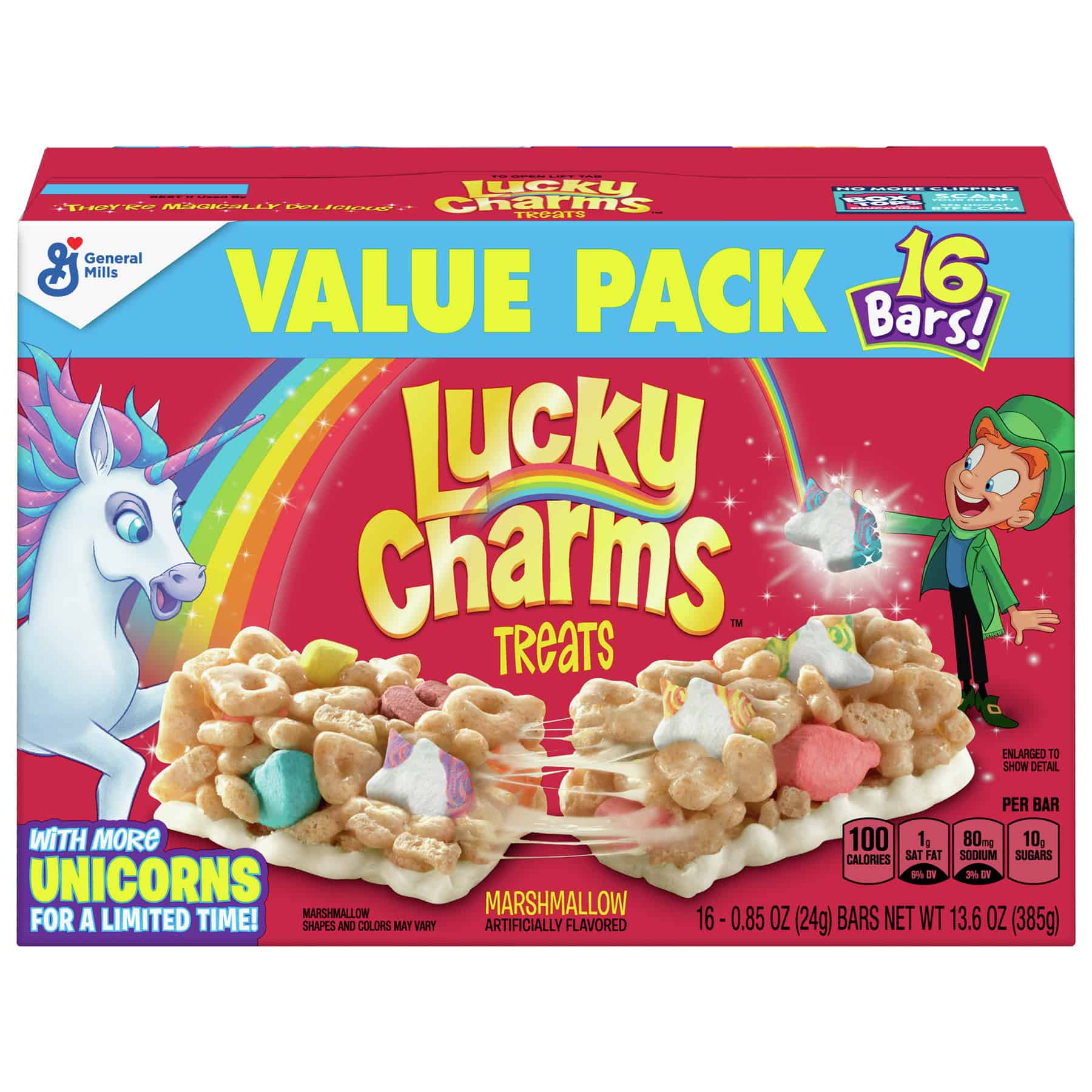 Lucky Charms Treat Bars 16 Count, 0.85 OZ – Oasis Bahamas