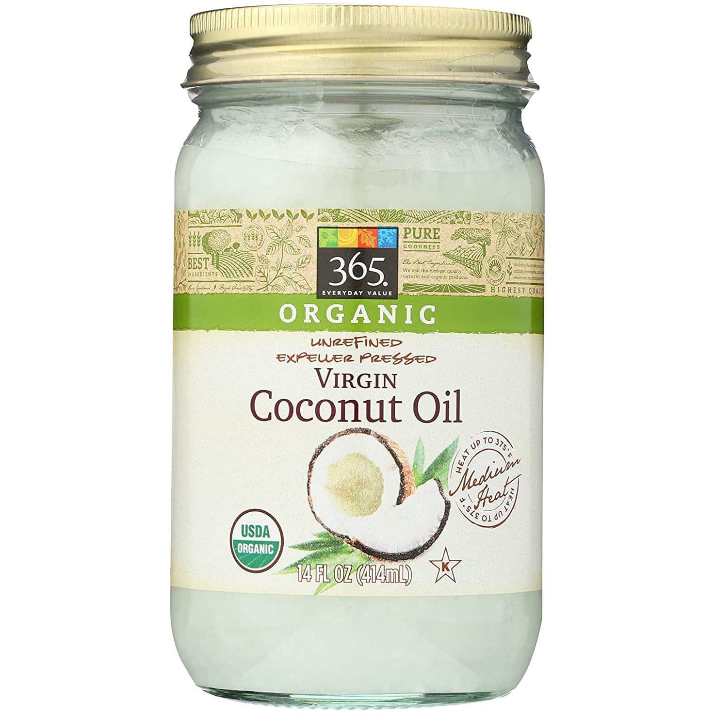 Organic Virgin Coconut Oil, 14 fl oz