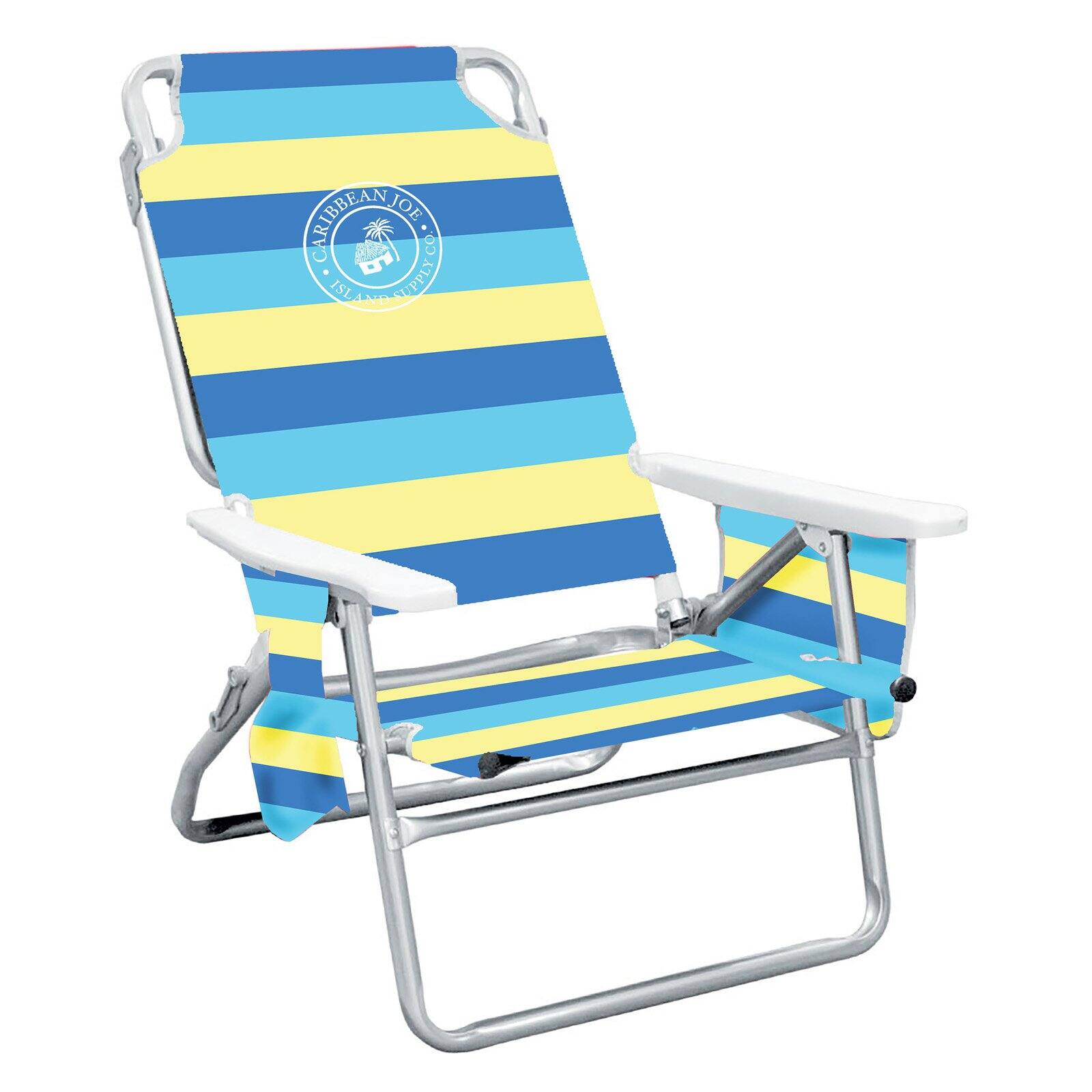 Caribbean Joe Deluxe Beach Chair - Multicolor
