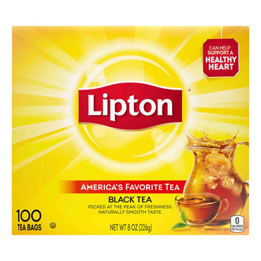 Lipton Black Tea, Tea Bags 8 oz 100 Count