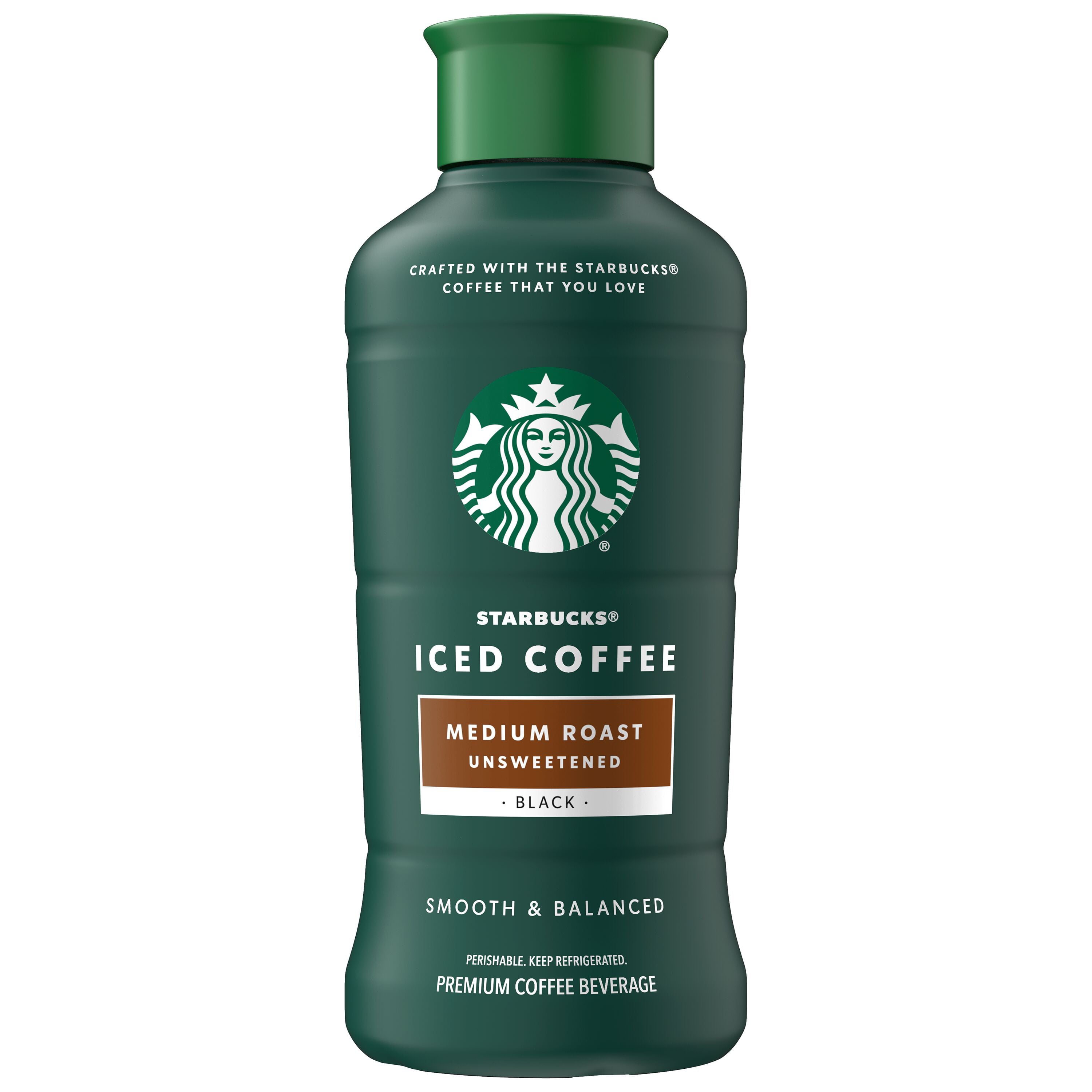 Starbucks Iced Coffee, Unsweetened Medium Roast, 48 fl oz