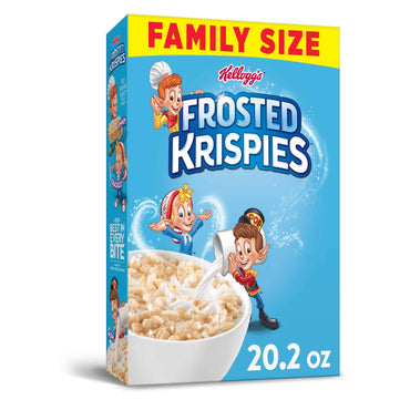 Kellogg's Frosted Krispies, Original, Family Size, 20.2 Oz