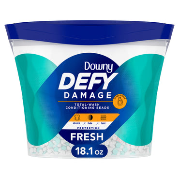 Downy Defy Damage Total-Wash Conditioning Beads Fresh Scent 18oz