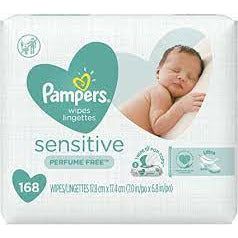 Pampers Baby Fresh Wipes Sensitive 168 ct