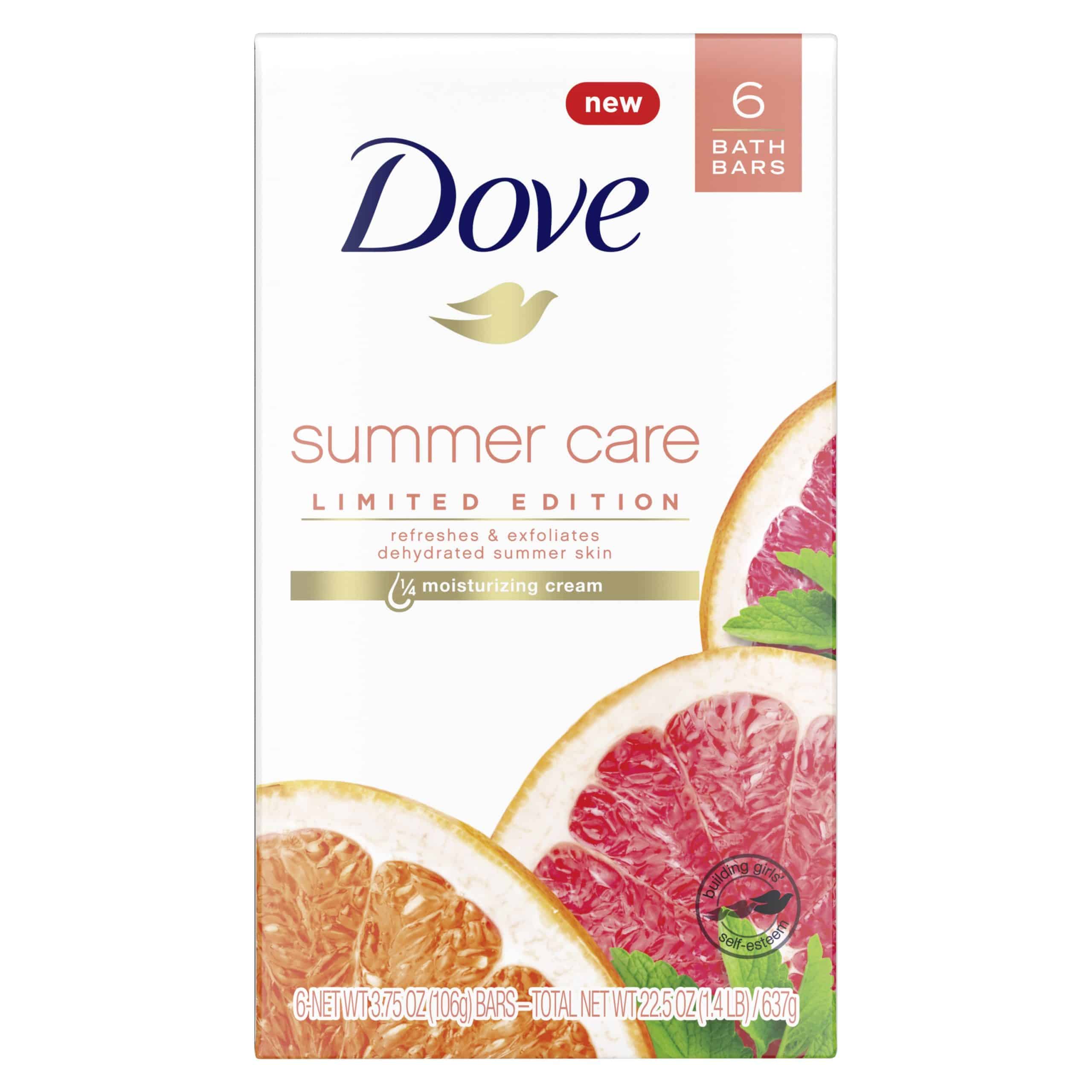 Dove Beauty Bar Summer Care 3.75 oz 6 Bars