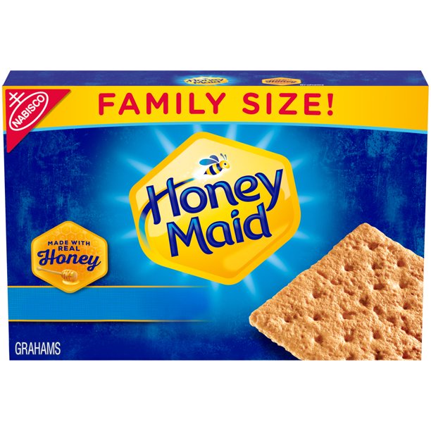 Honey Maid Honey Graham Crackers, Family Size, 25.6 oz Box