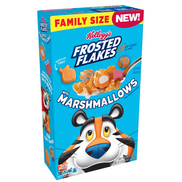 Kellogg's Frosted Flakes, With Marshmallows, Family Size, 12 Oz