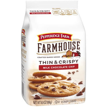 Pepperidge Farm Farmhouse, Milk Chocolate Chip Cookies, 6.9 oz.