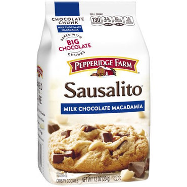 Pepperidge Farm Sausalito Milk Chocolate Macadamia, 7.2 oz. Bag