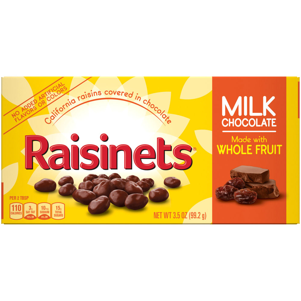 Raisinets Milk Chocolate Covered Raisins 3.1 Ounce Boxes