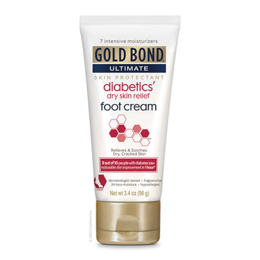 Gold Bond Diabetics' Dry Skin Relief Foot Cream (3.4 Oz)