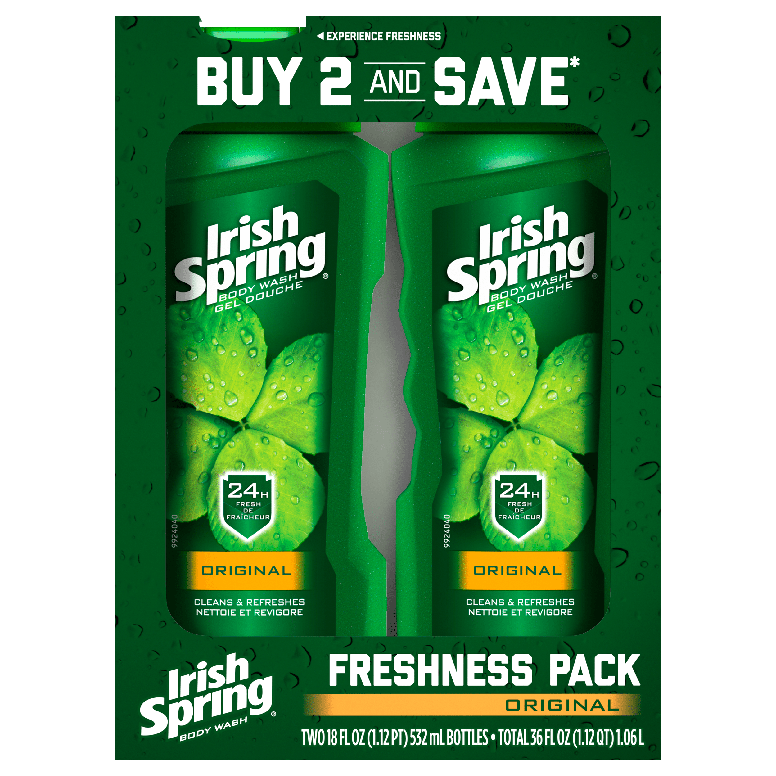 Irish Spring Body Wash for Men, Original - 18 ounce Twin Pack – Oasis  Bahamas