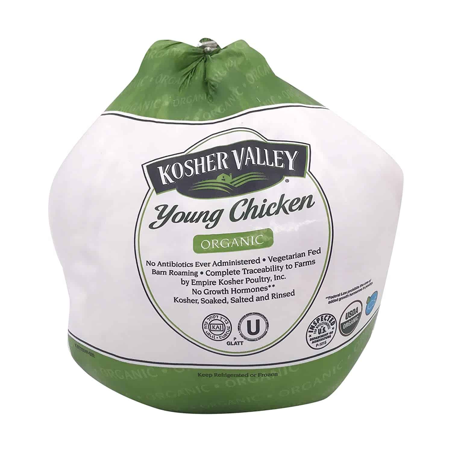 Kosher Valley Whole Organic Chicken 4 Lb.
