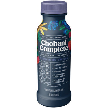 Chobani Complete Mixed Berry Vanilla Yogurt Shake - 10 fl oz