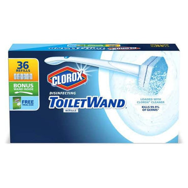 Clorox Toilet wand with 36 Disposable Cleaning Heads