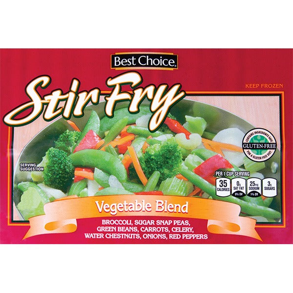 Organic Stir Fry Blend, 16 oz, (Frozen)
