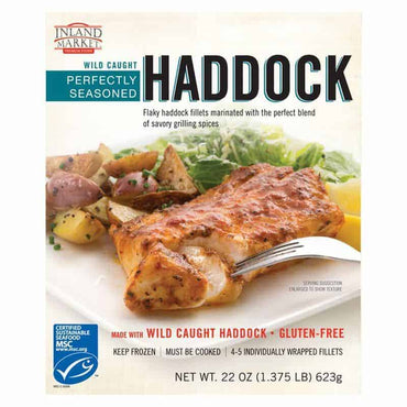 Inland Market Wild Caught Perfectly Seasoned Haddock, 22 oz.