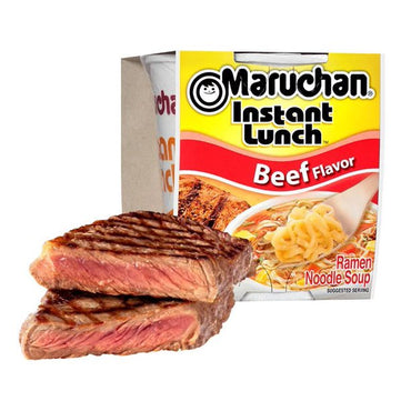 (12 Packs) Maruchan Beef Instant Lunch, 2.25 oz