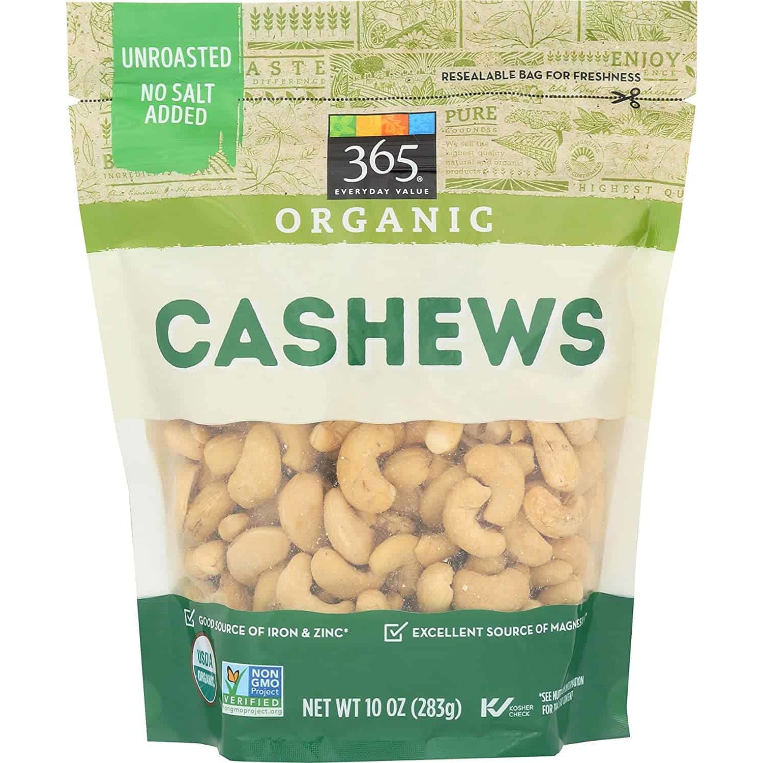 Organic Cashews, 10 oz