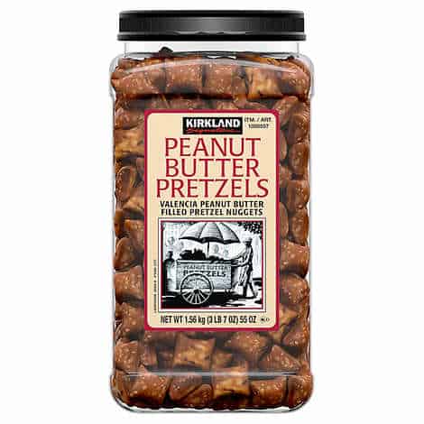 Kirkland Signature Peanut Butter Filled Pretzel Nuggets, 55 oz