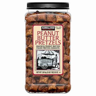 Kirkland Signature Peanut Butter Filled Pretzel Nuggets, 55 oz