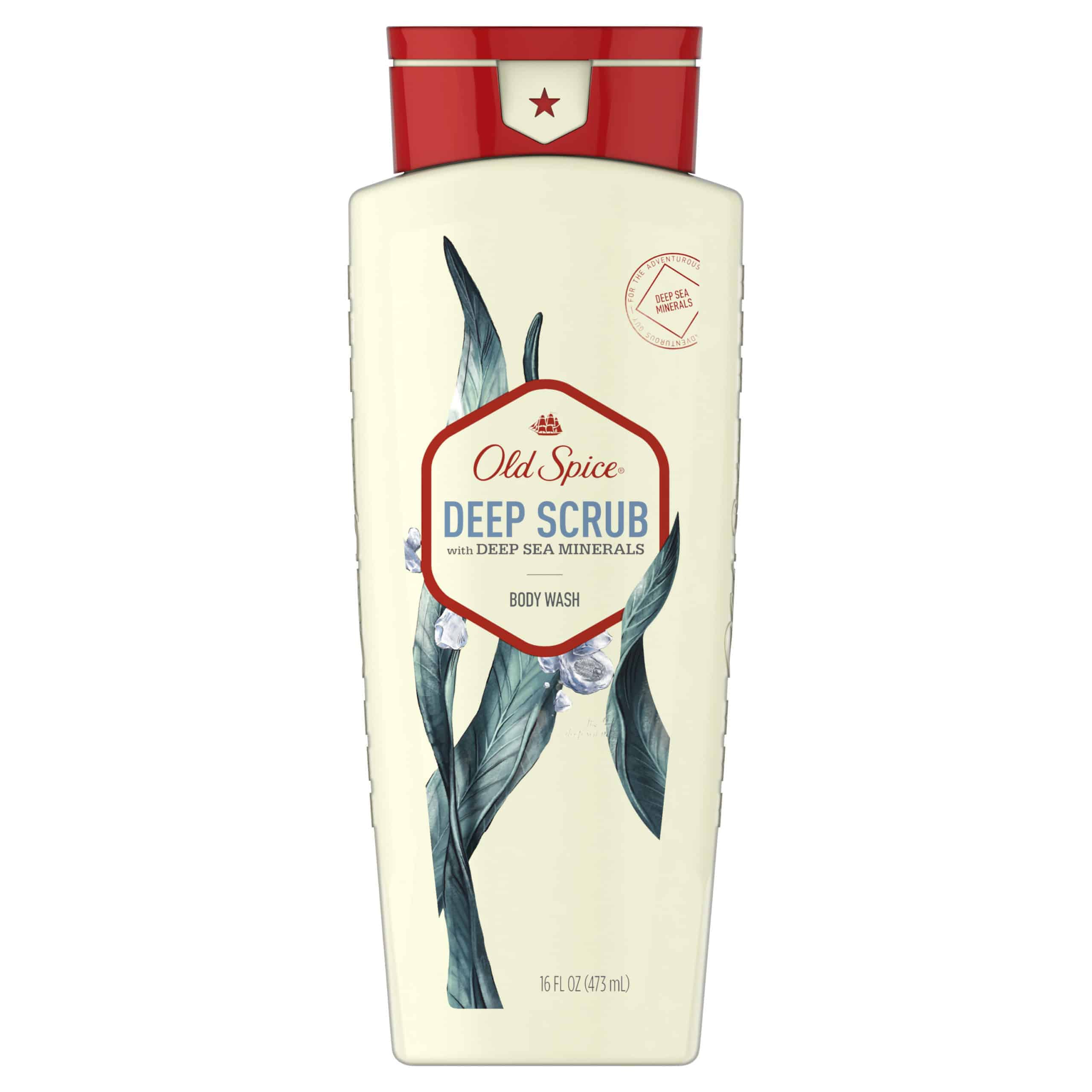 Old Spice Body Wash for Men Deep Scrub Scent 16 oz