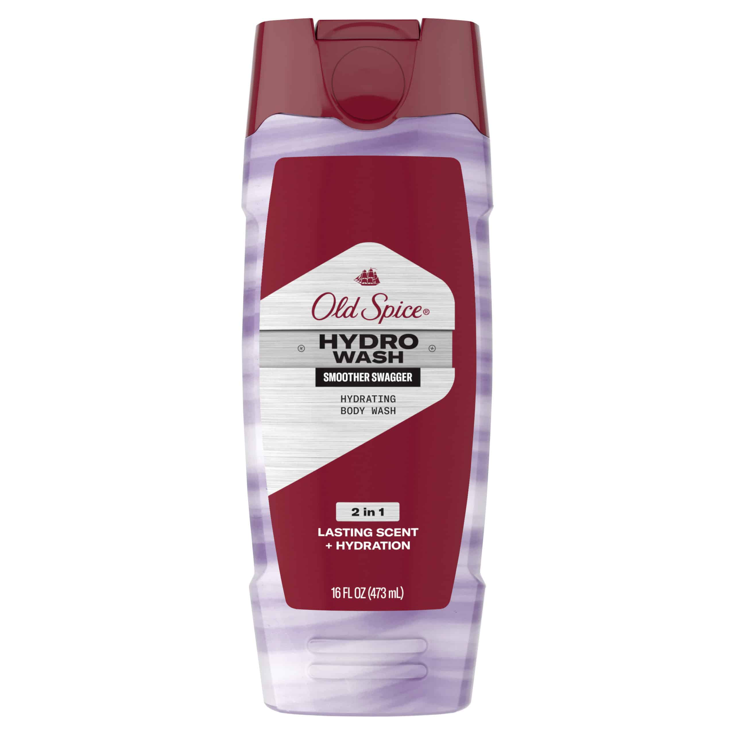 Old Spice Hydro Mens Body Wash Hard Working Smoother Swagger 16oz
