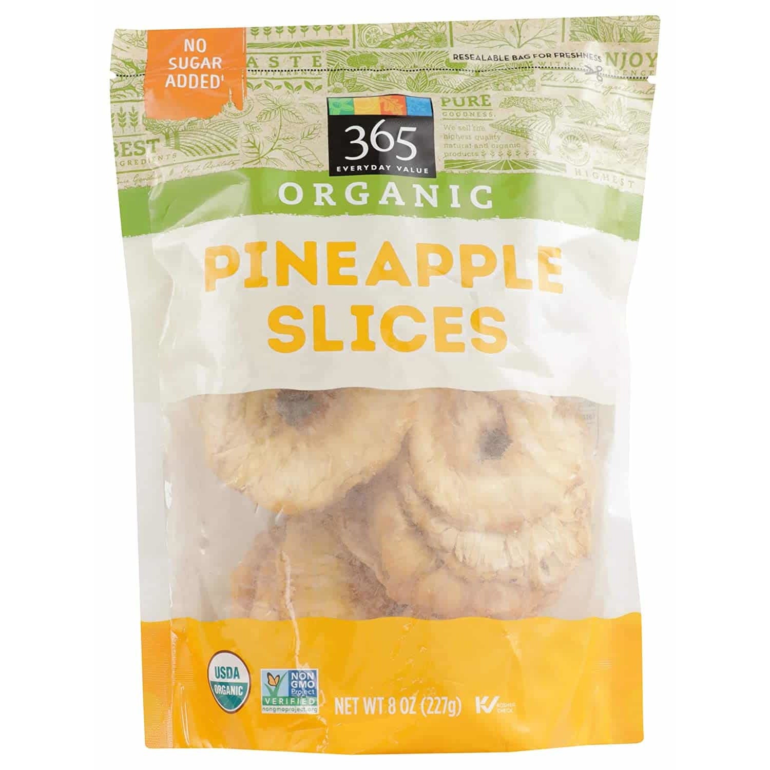 Organic Pineapple Slices, 8 oz