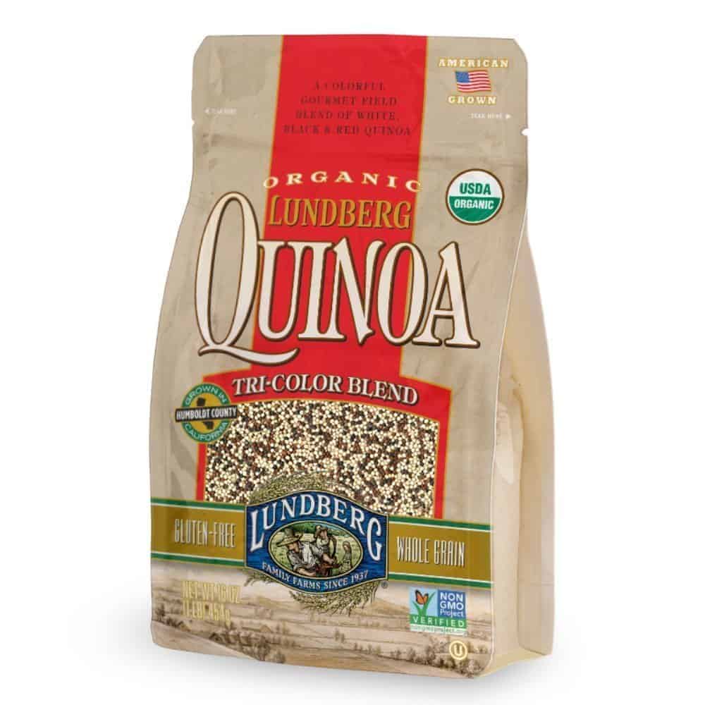 Lundberg Family Farms Organic Quinoa, Tri-Color Blend, 16 Ounce