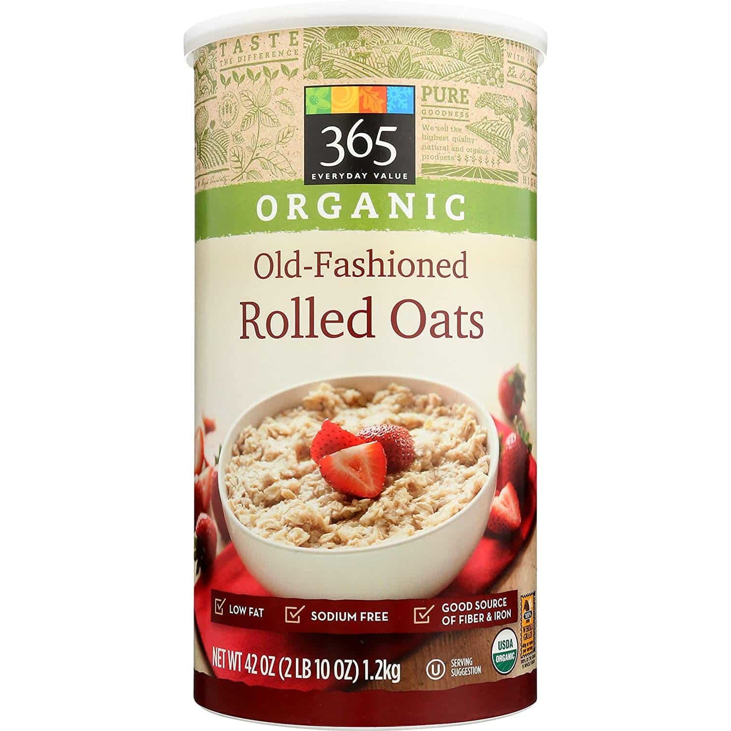 Organic Old-Fashioned Rolled Oats, 42 oz