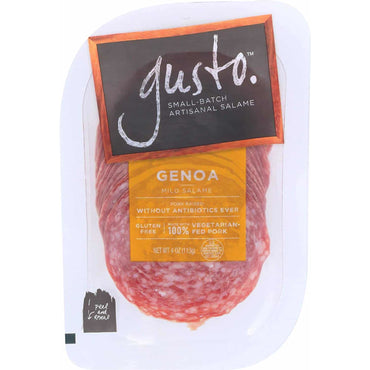 Gusto Genoa Salami Sliced 4 OZ