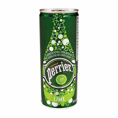 PERRIER SPARK CAN LIME 250ML