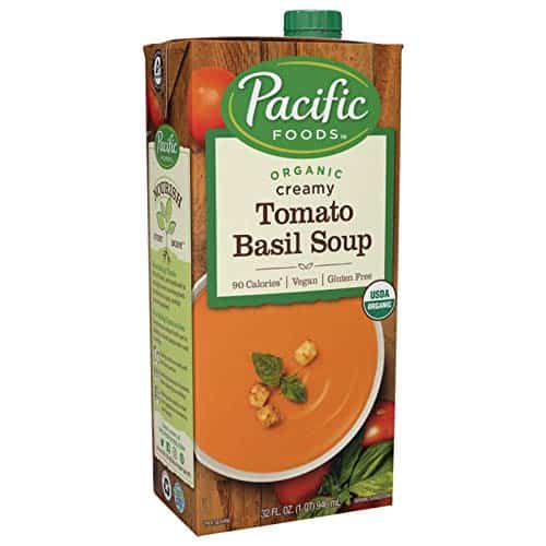 Pacific Foods Soup Vegan Tomato Basil Organic, 32 oz