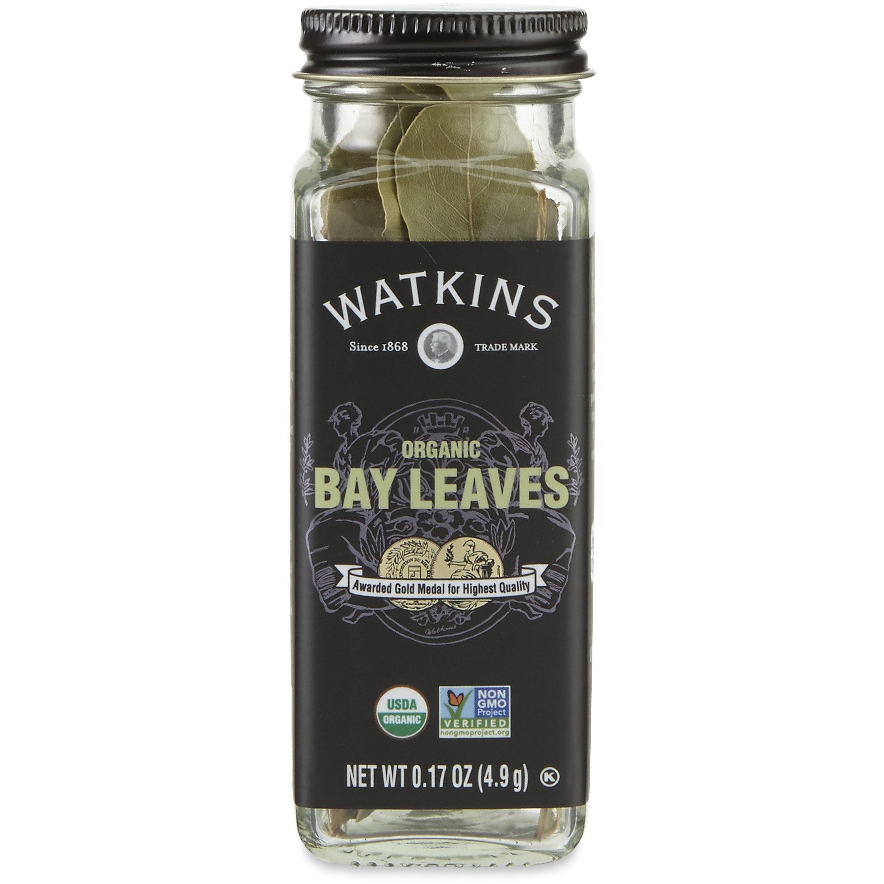 Watkins Gourmet Organic Spice Jar, Bay Leaves (0.17 oz)