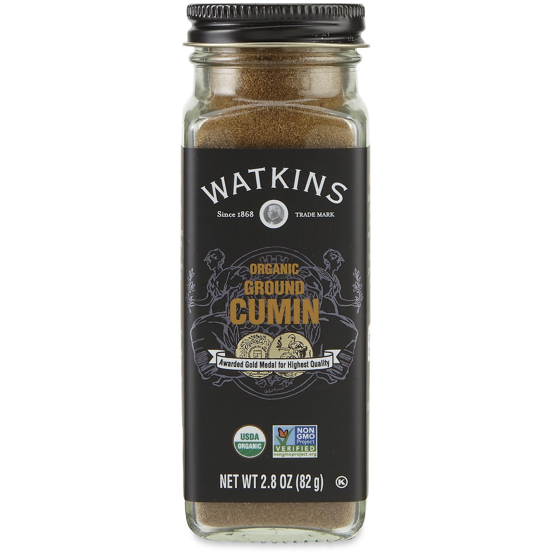 Watkins Gourmet Organic Spice Jar, Ground Cumin (2.8 oz)