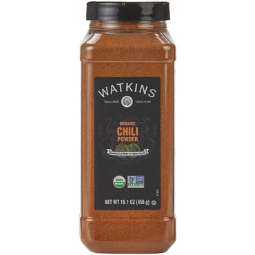 Watkins Gourmet Organic Spice Jar, Chili Powder (16.1 oz)