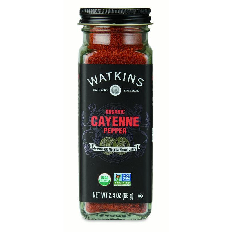 Watkins Gourmet Organic Spice Jar, Cayenne Pepper (2.4 oz)