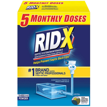 Rid-X Septic Tank System Treatment, 5 Count